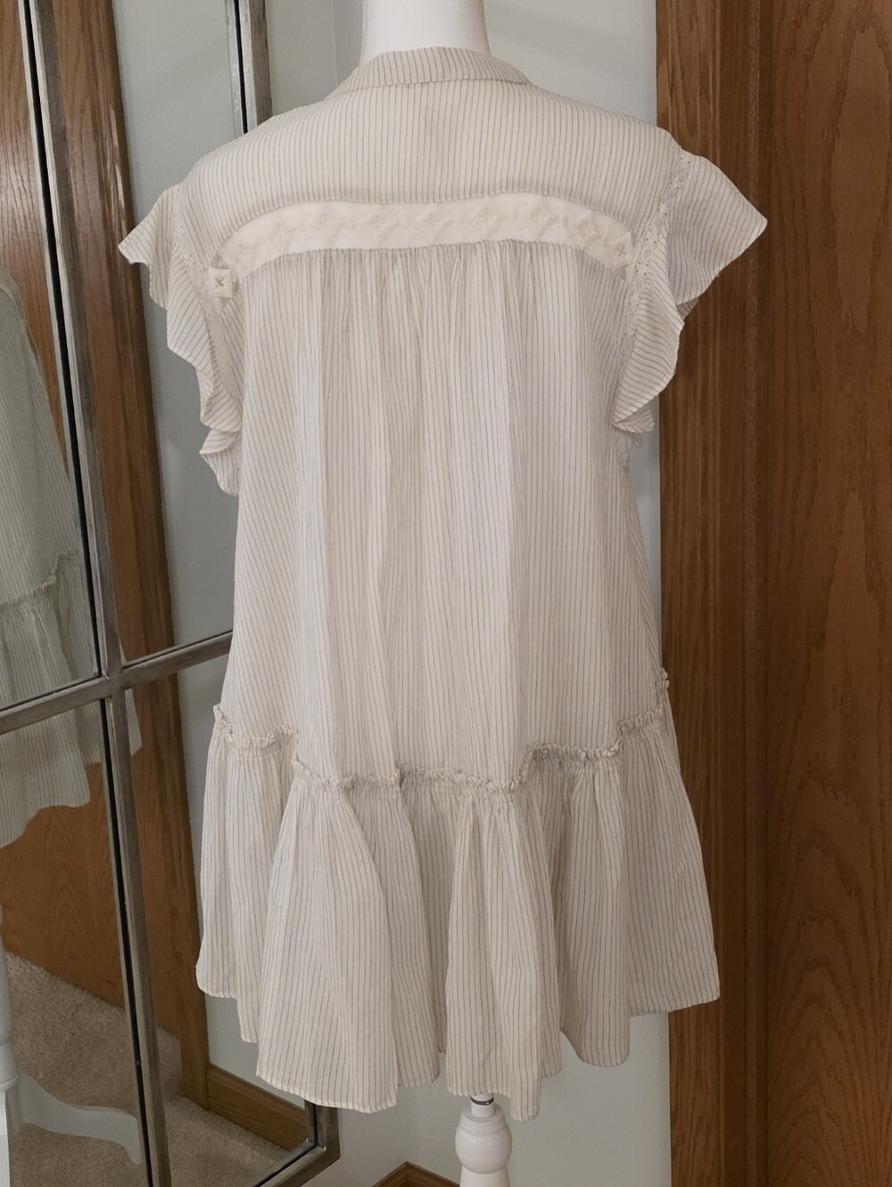 Free People Lace Ruffle Mini Dress - Picture 3 of 11